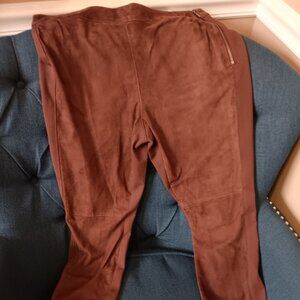 Almost Perfect Condition "The Legging" Suede Womens Pants. Originally $300.